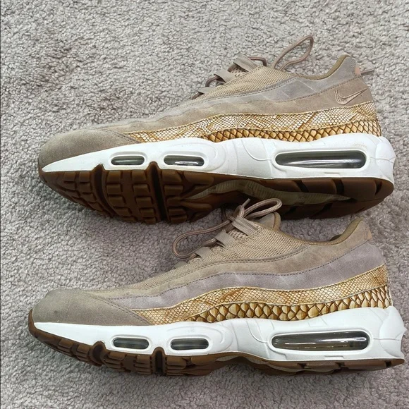 RARE Nike Air Max 95 Vanchetta Tan Snake - Picture 4 of 11